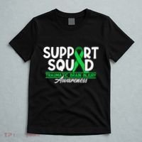 Cancer Support Awareness Squad I TBI Traumatic Brain Injury T-Shirt thumb 5