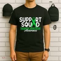 Cancer Support Awareness Squad I TBI Traumatic Brain Injury T-Shirt thumb 6