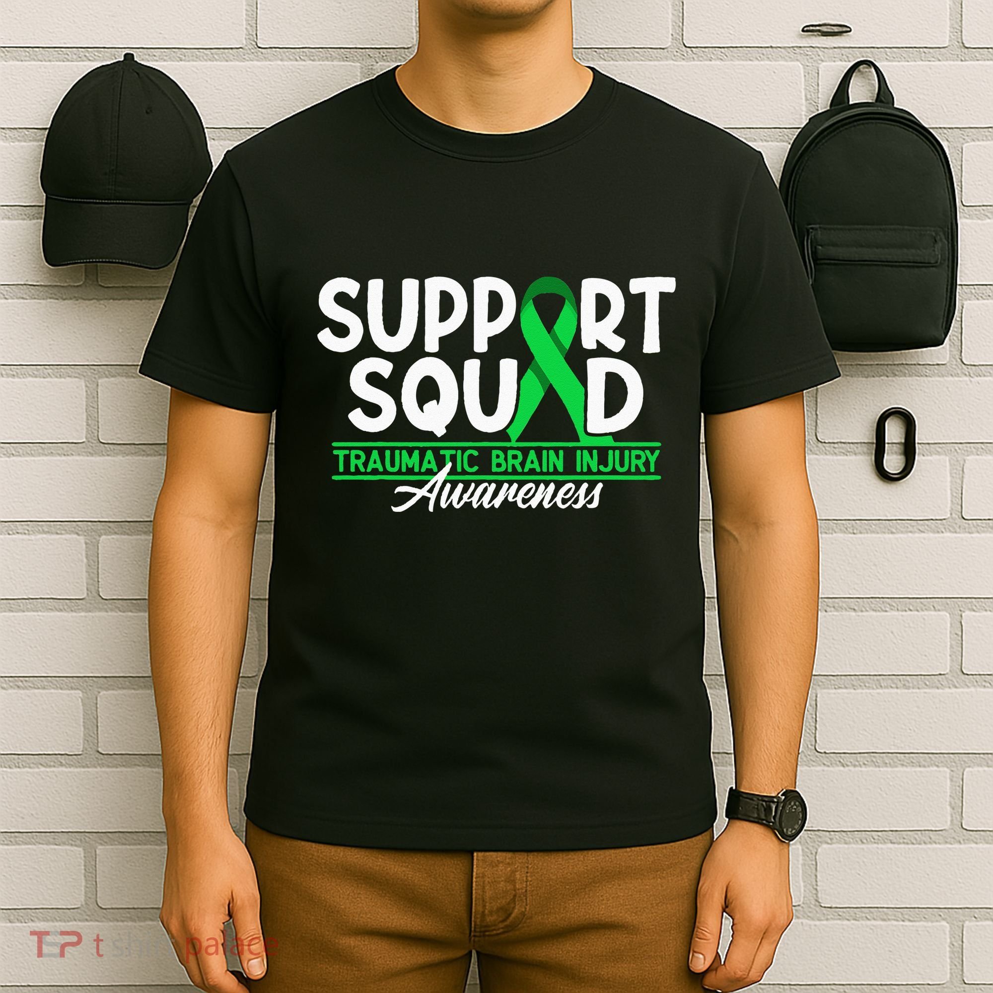 Cancer Support Awareness Squad I TBI Traumatic Brain Injury T-Shirt