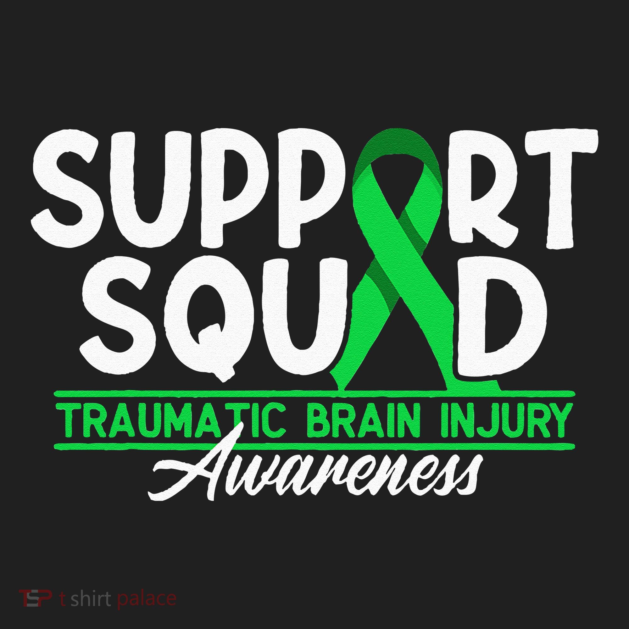 Cancer Support Awareness Squad I TBI Traumatic Brain Injury Beanie