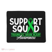 Cancer Support Awareness Squad I TBI Traumatic Brain Injury Mousepad thumb 0