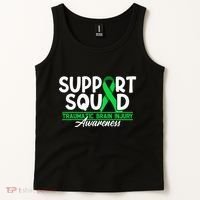 Cancer Support Awareness Squad I TBI Traumatic Brain Injury Tank Top thumb 2