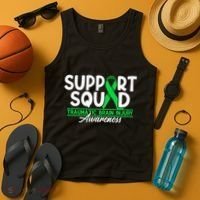 Cancer Support Awareness Squad I TBI Traumatic Brain Injury Tank Top thumb 4
