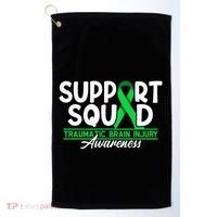 Cancer Support Awareness Squad I TBI Traumatic Brain Injury Golf Towel thumb 0