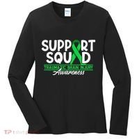 Cancer Support Awareness Squad I TBI Traumatic Brain Injury Women's Long Sleeve Shirt thumb 0