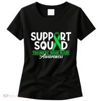 Cancer Support Awareness Squad I TBI Traumatic Brain Injury Women's T-Shirt thumb 0