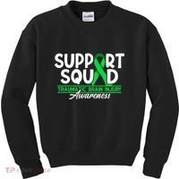 Cancer Support Awareness Squad I TBI Traumatic Brain Injury Kids Sweatshirt thumb 0