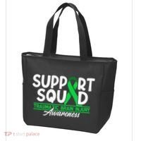 Cancer Support Awareness Squad I TBI Traumatic Brain Injury Tote Bag thumb 3