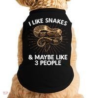 Cool Snake Art For Men Women Ball Python Rattlesnake Reptile Doggie Tank thumb 0