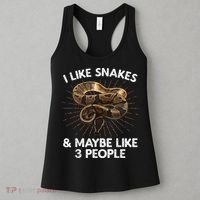 Cool Snake Art For Men Women Ball Python Rattlesnake Reptile Women's Tank Top thumb 3