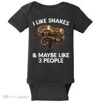 Cool Snake Art For Men Women Ball Python Rattlesnake Reptile Baby Bodysuit thumb 0