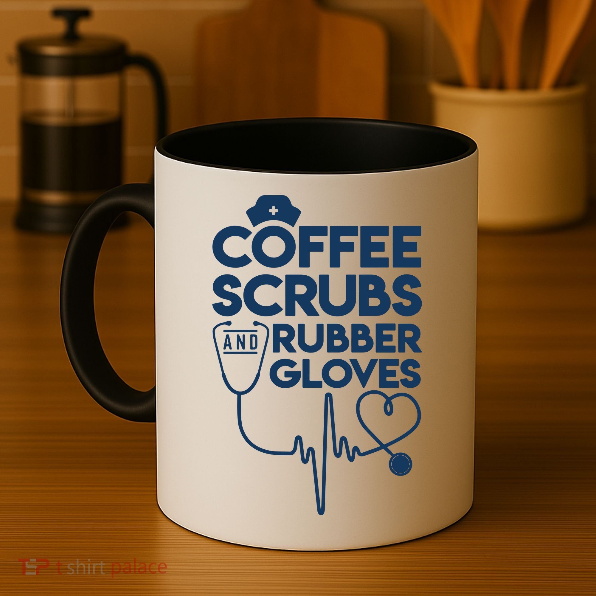 Coffee Scrubs And Rubber Coffee Mug