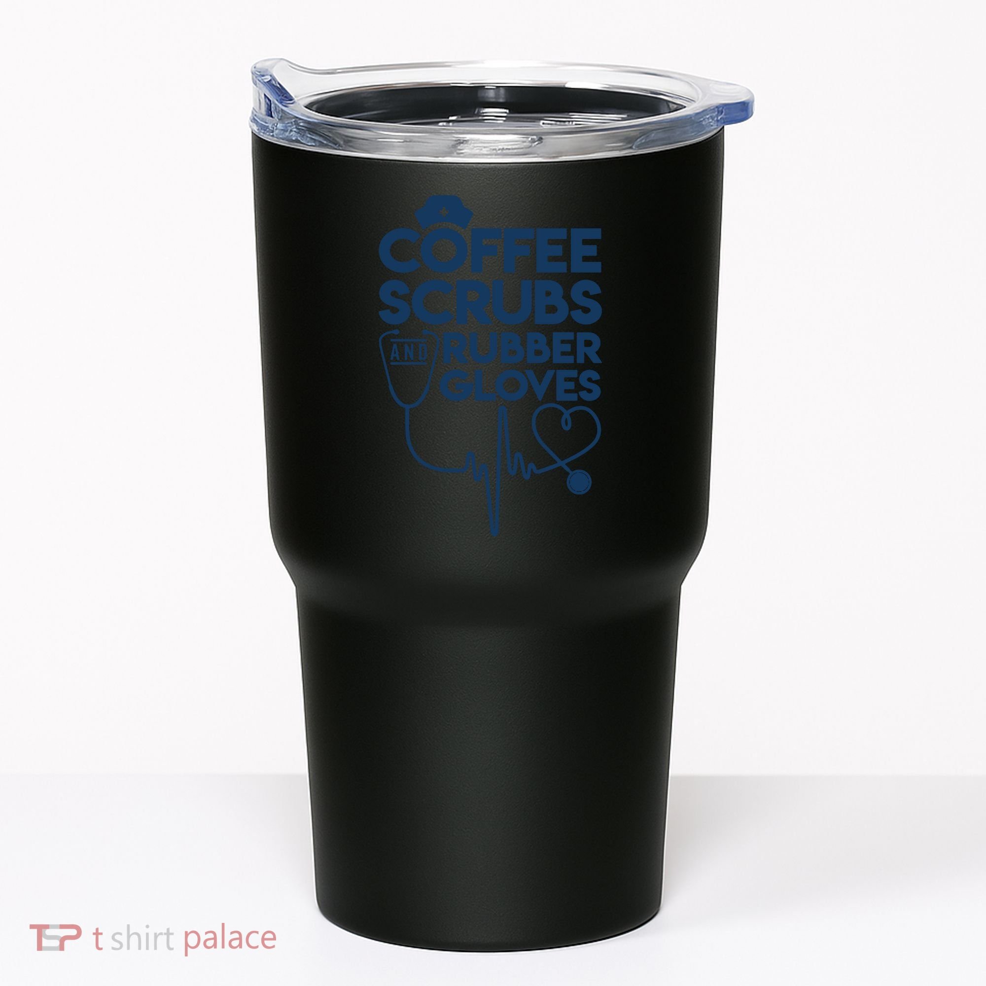Coffee Scrubs And Rubber Tumbler
