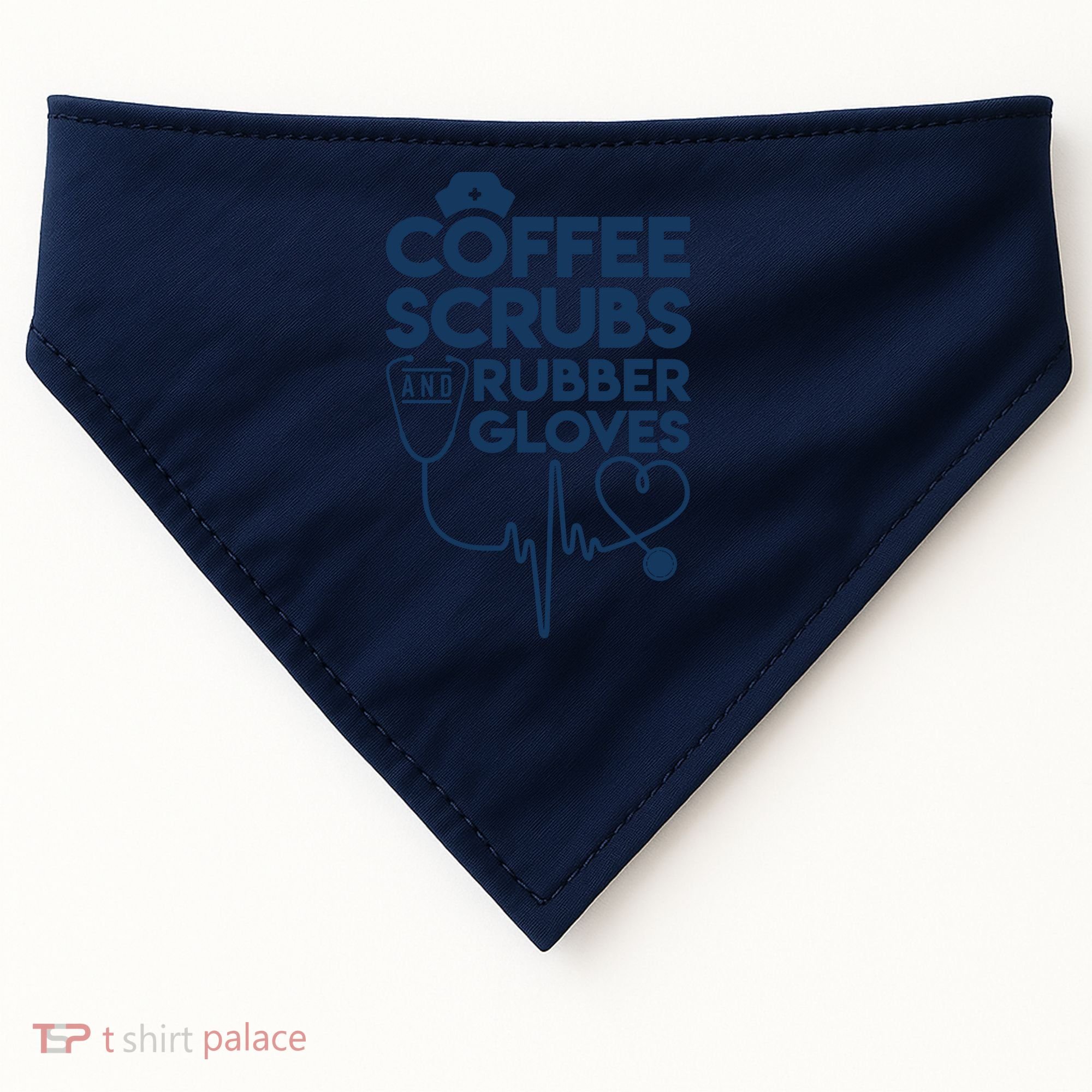 Coffee Scrubs And Rubber USA-Made Doggie Bandana