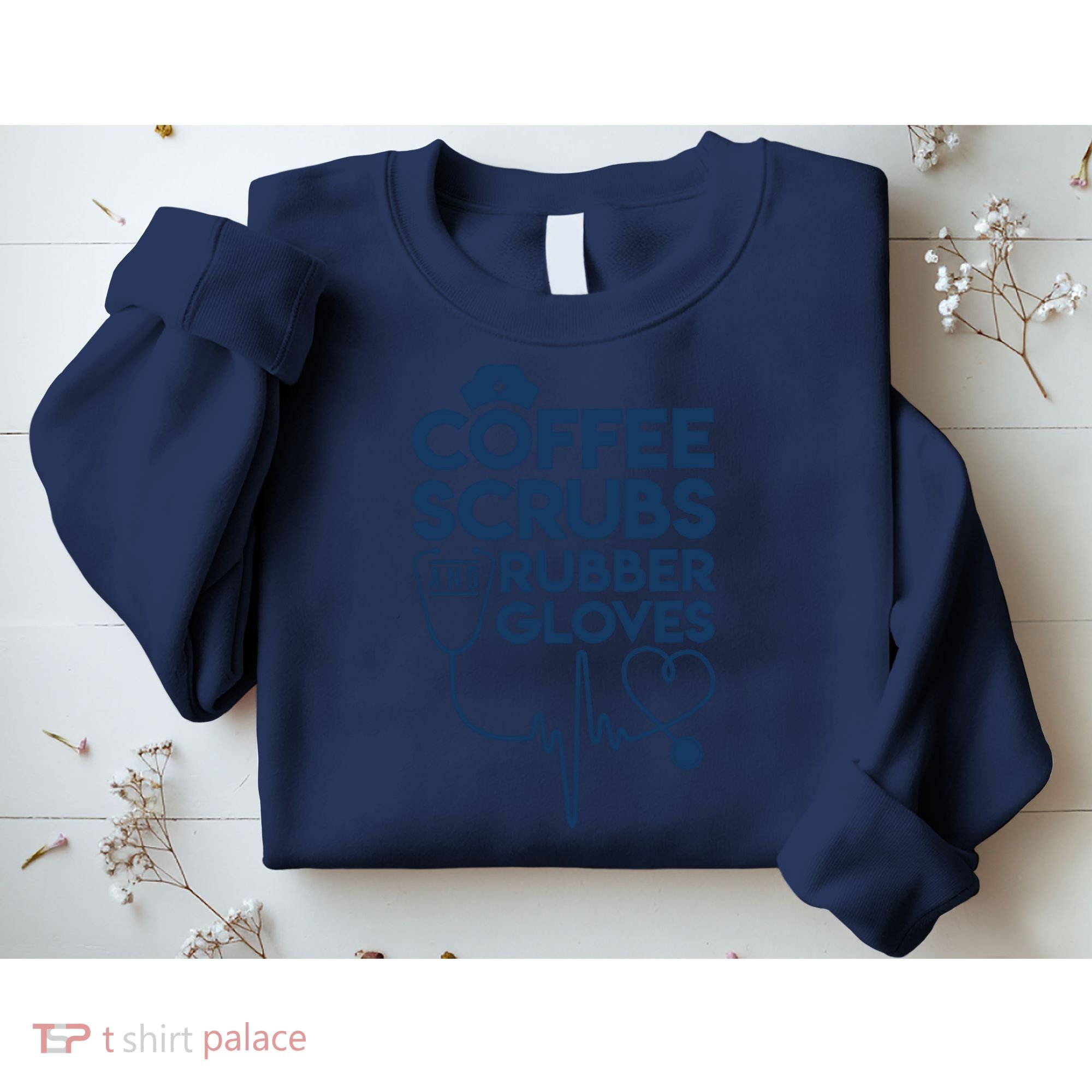 Coffee Scrubs And Rubber Sweatshirt