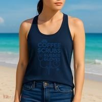 Coffee Scrubs And Rubber Women's Tank Top thumb 2
