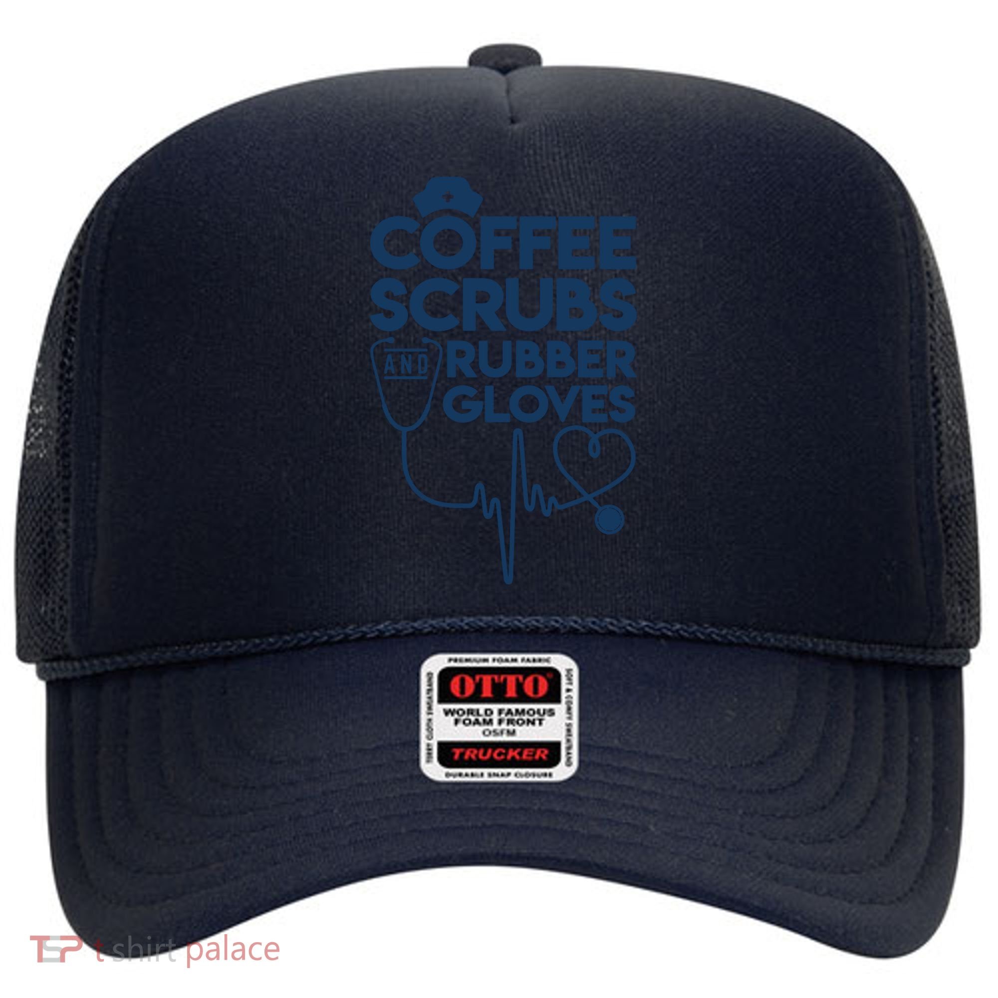 Coffee Scrubs And Rubber Hat