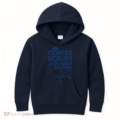 Coffee Scrubs And Rubber Kids Hoodie