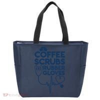 Coffee Scrubs And Rubber Tote Bag thumb 0