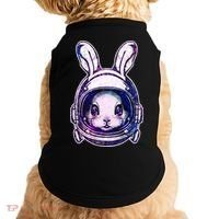 Cute Space Astronaut Bunny Rabbit Doggie Tank thumb 0