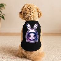 Cute Space Astronaut Bunny Rabbit Doggie Tank thumb 2