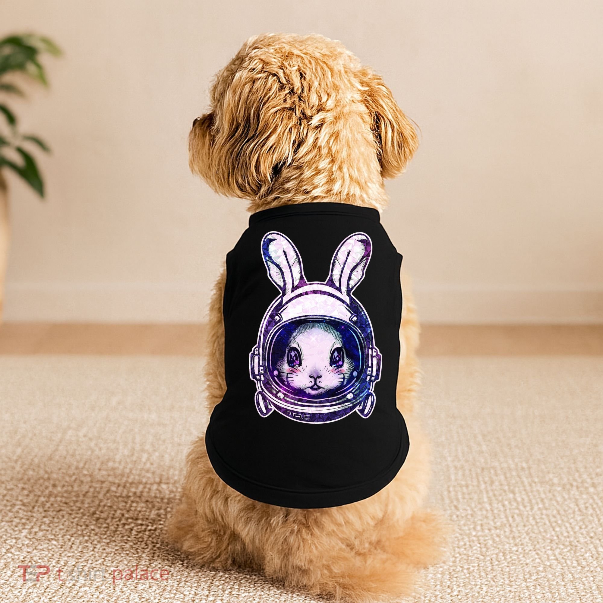 Cute Space Astronaut Bunny Rabbit Doggie Tank