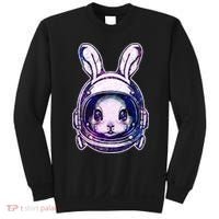 Cute Space Astronaut Bunny Rabbit Sweatshirt thumb 0