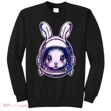 Cute Space Astronaut Bunny Rabbit Sweatshirt