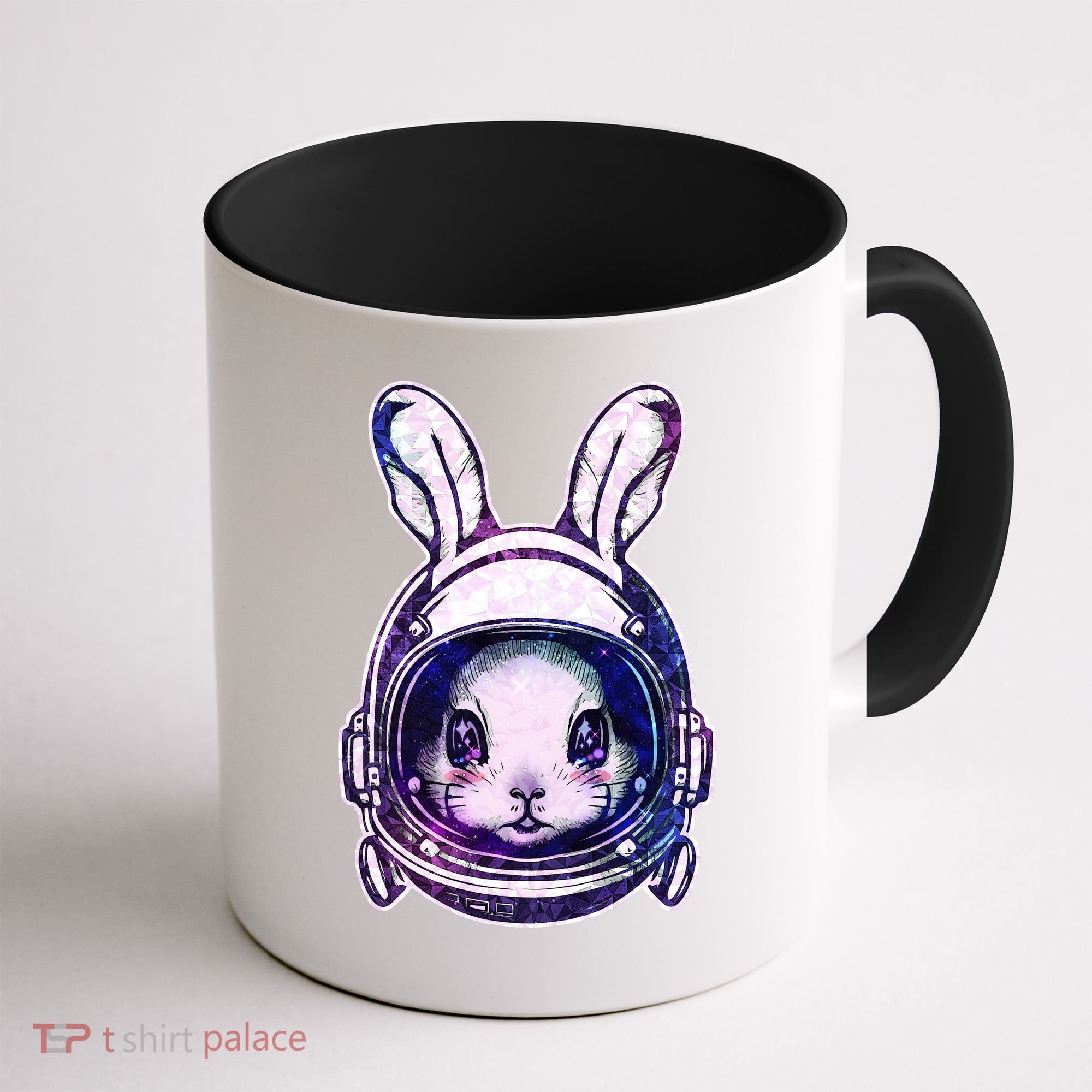 Cute Space Astronaut Bunny Rabbit Coffee Mug