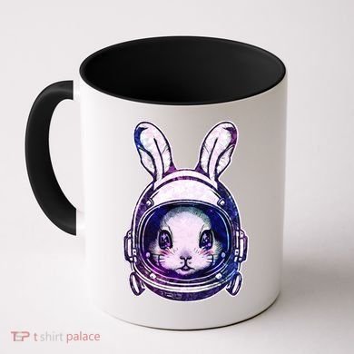 Cute Space Astronaut Bunny Rabbit Coffee Mug