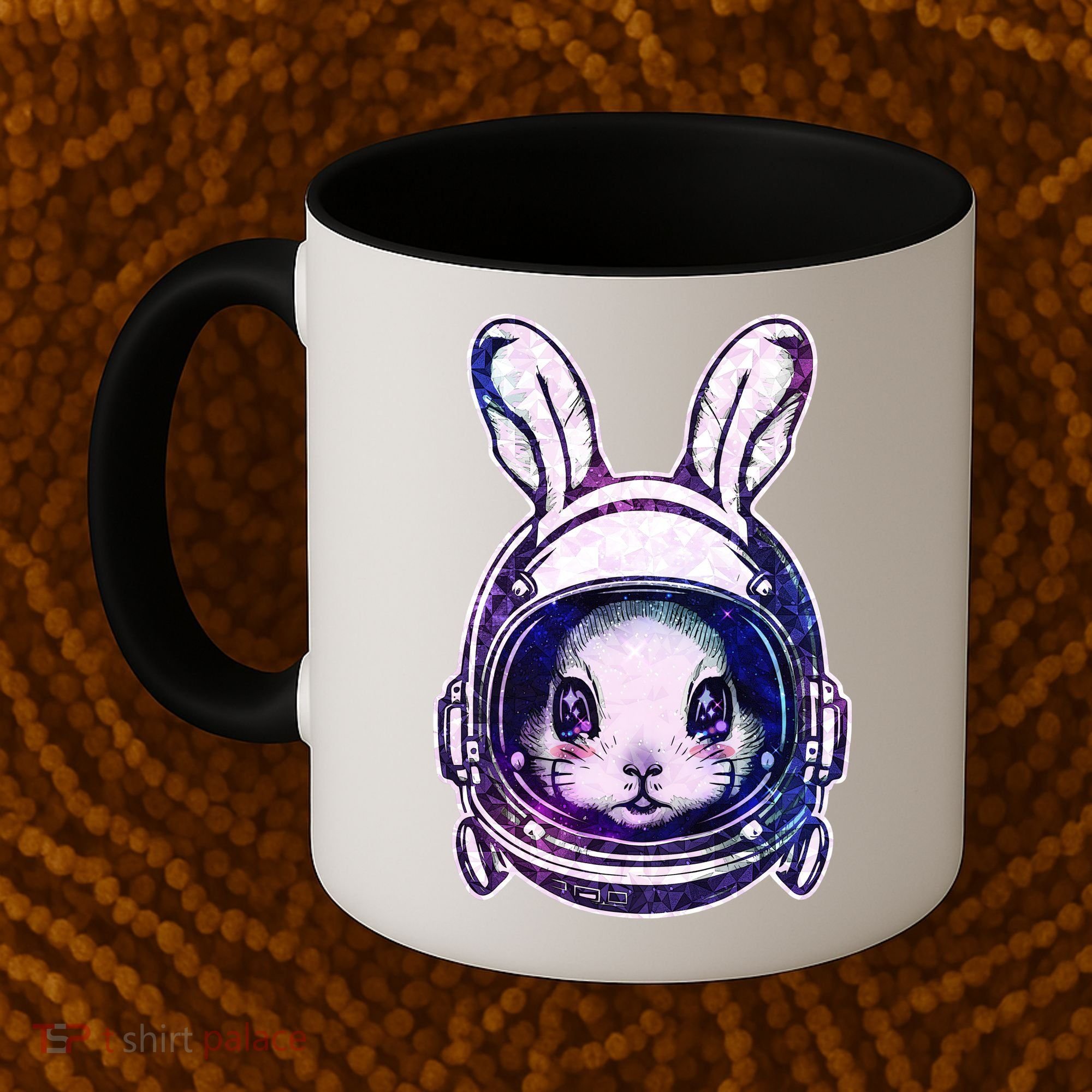 Cute Space Astronaut Bunny Rabbit Coffee Mug