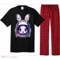 Cute Space Astronaut Bunny Rabbit Pajama Set thumb 0