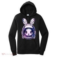 Cute Space Astronaut Bunny Rabbit Women's Hoodie thumb 0
