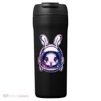 Cute Space Astronaut Bunny Rabbit 24oz Duet Stainless Steel Tumbler thumb 0