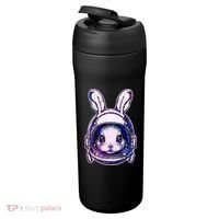 Cute Space Astronaut Bunny Rabbit 24oz Duet Stainless Steel Tumbler thumb 3