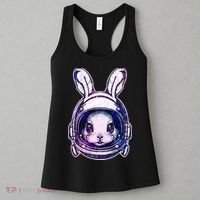 Cute Space Astronaut Bunny Rabbit Women's Tank Top thumb 3