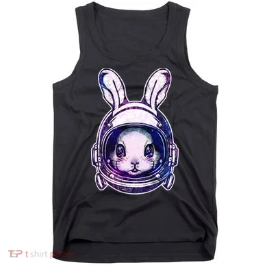 Cute Space Astronaut Bunny Rabbit Tank Top