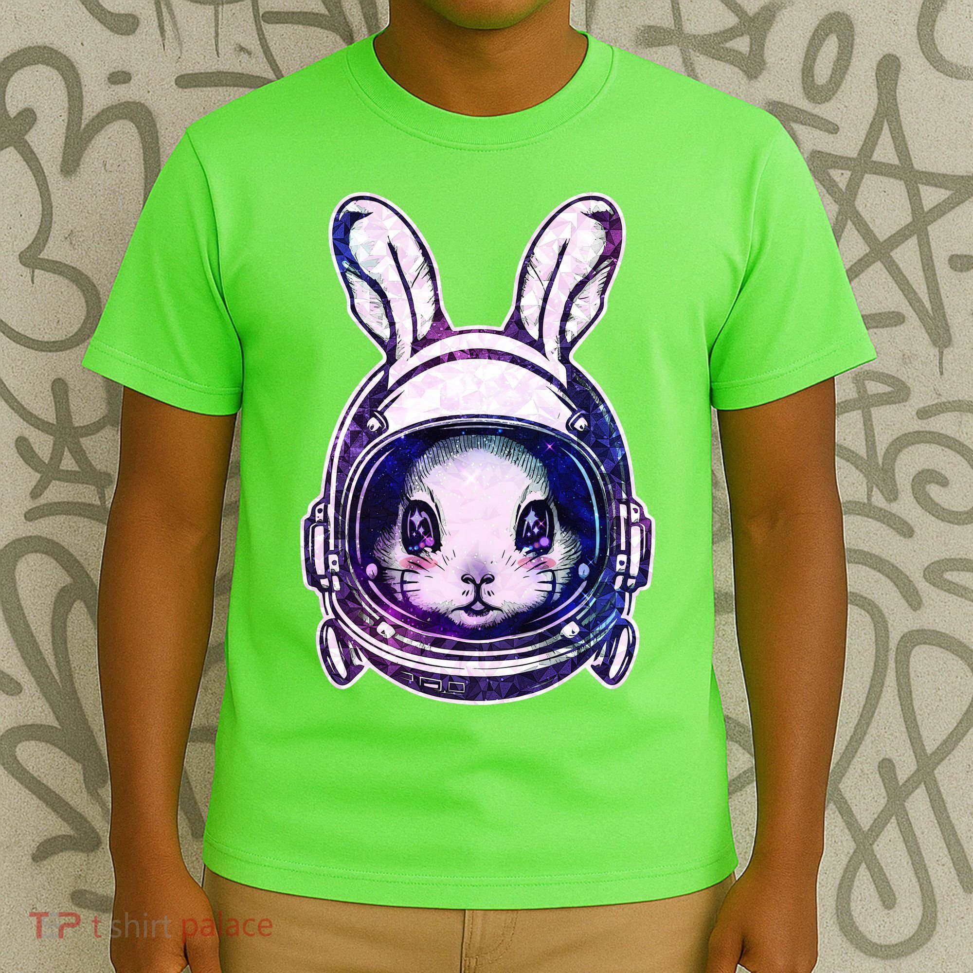 Cute Space Astronaut Bunny Rabbit T-Shirt
