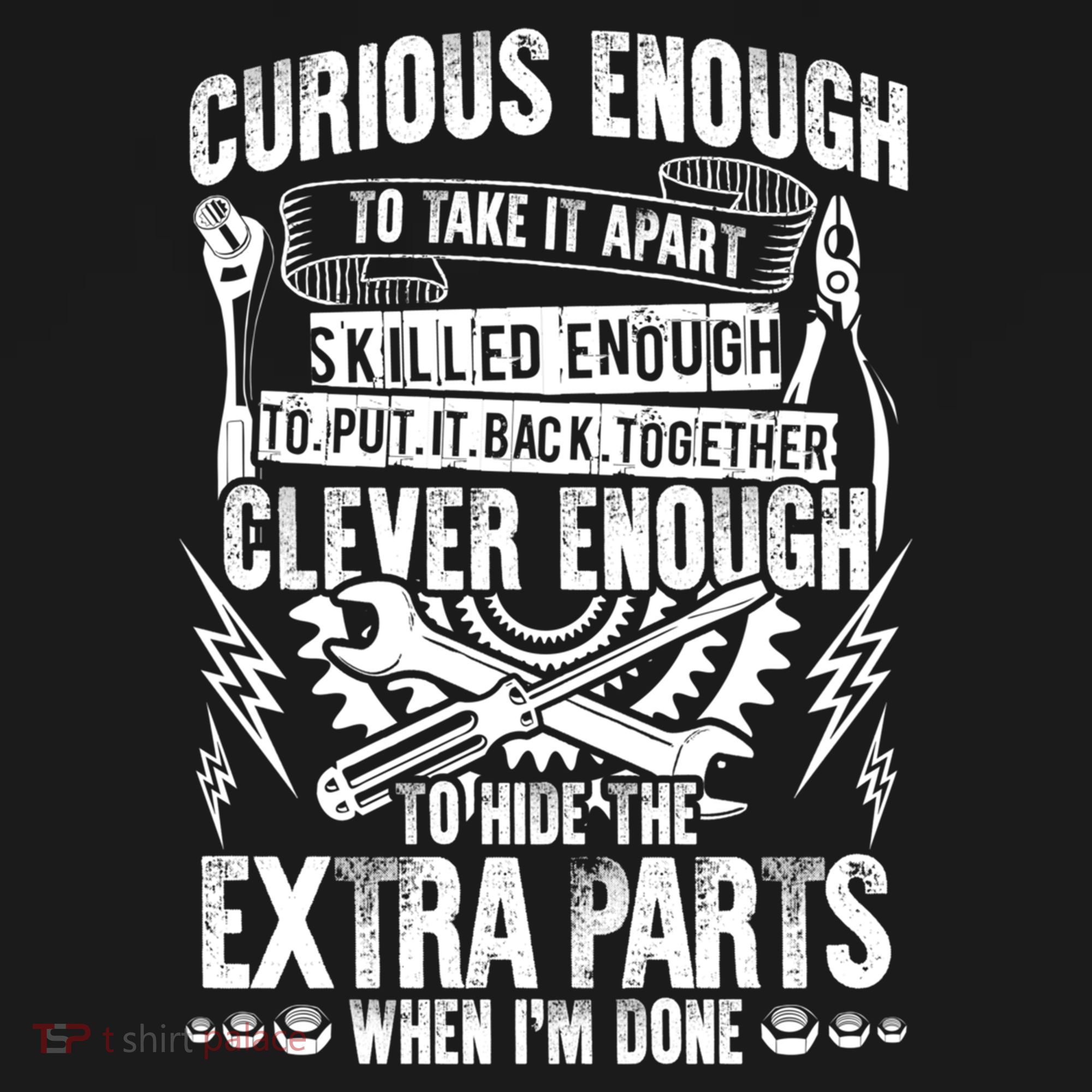 Curious Skilled And Clever Gift Funny Car Auto Truck Mechanic Meaningful Gift Doggie Tank