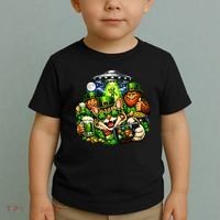 Cat Selfie Alien Leprechaun Bigfoot UFO St Patricks Day Toddler T-Shirt thumb 2