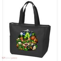 Cat Selfie Alien Leprechaun Bigfoot UFO St Patricks Day Tote Bag thumb 3