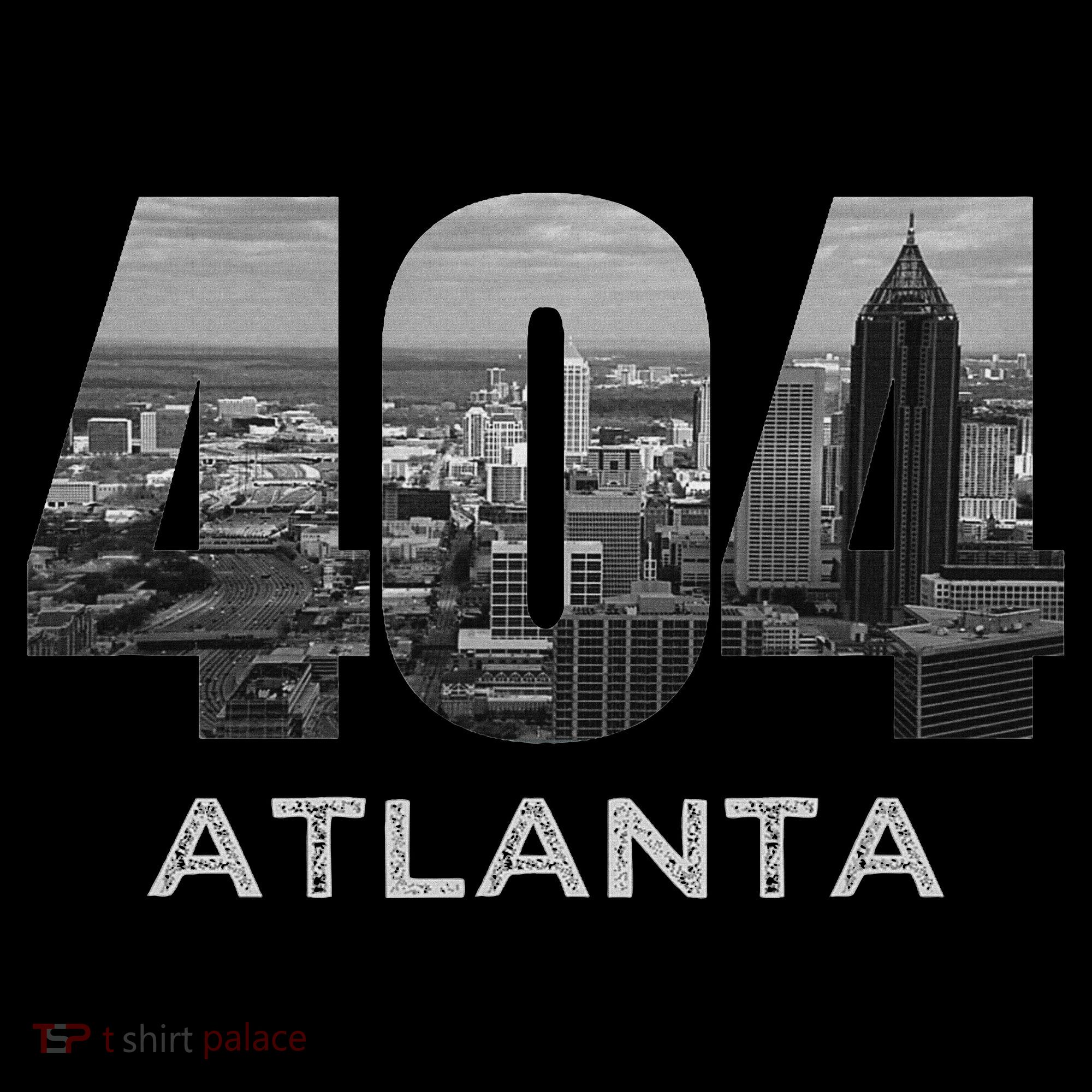 City Skyline Area Code 404 Downtown Atlanta Georgia Souvenir Women's Hoodie