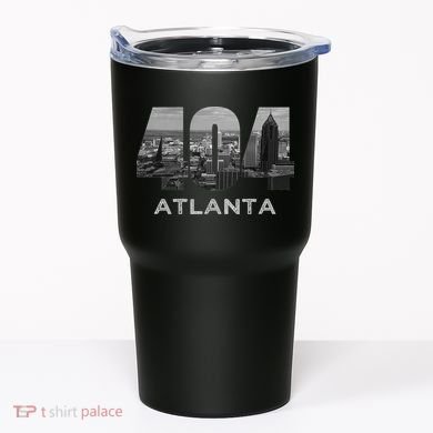 City Skyline Area Code 404 Downtown Atlanta Georgia Souvenir Tumbler
