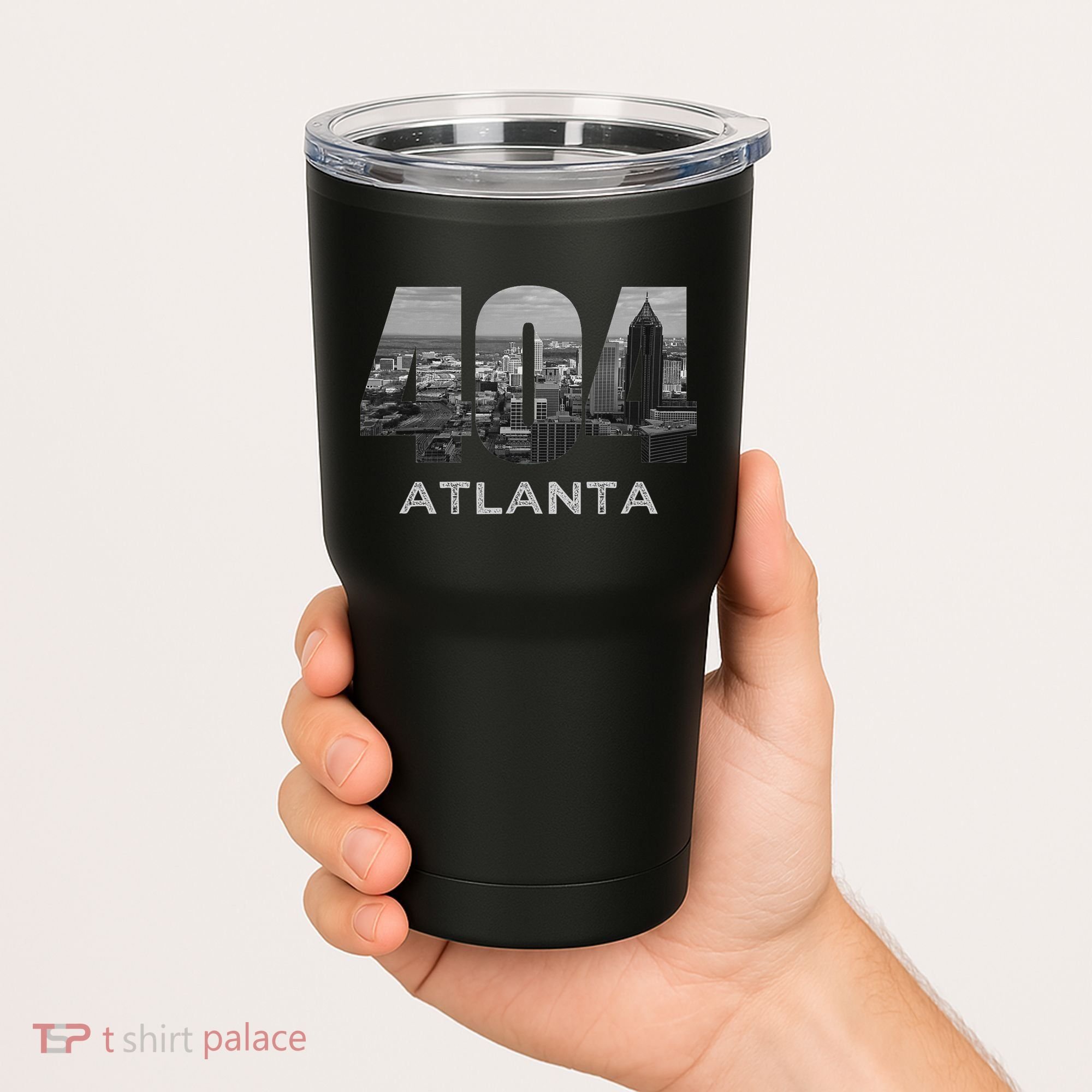 City Skyline Area Code 404 Downtown Atlanta Georgia Souvenir Tumbler