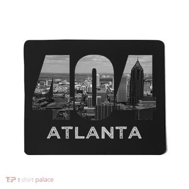 City Skyline Area Code 404 Downtown Atlanta Georgia Souvenir Mousepad