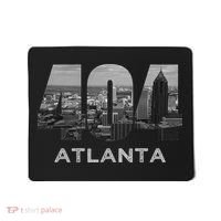 City Skyline Area Code 404 Downtown Atlanta Georgia Souvenir Mousepad thumb 0