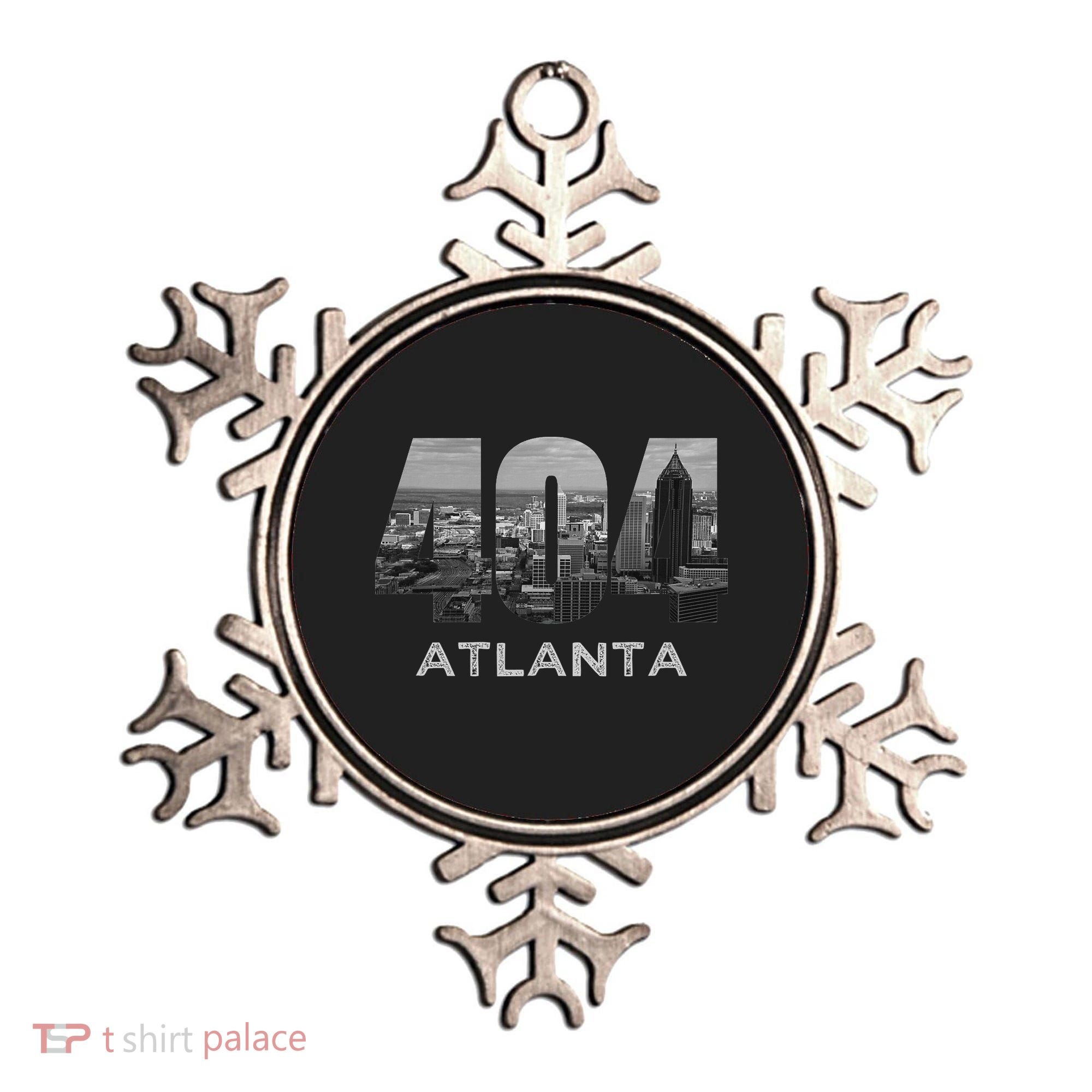 City Skyline Area Code 404 Downtown Atlanta Georgia Souvenir Ornament