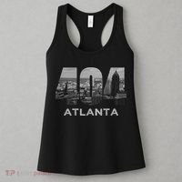 City Skyline Area Code 404 Downtown Atlanta Georgia Souvenir Women's Tank Top thumb 3