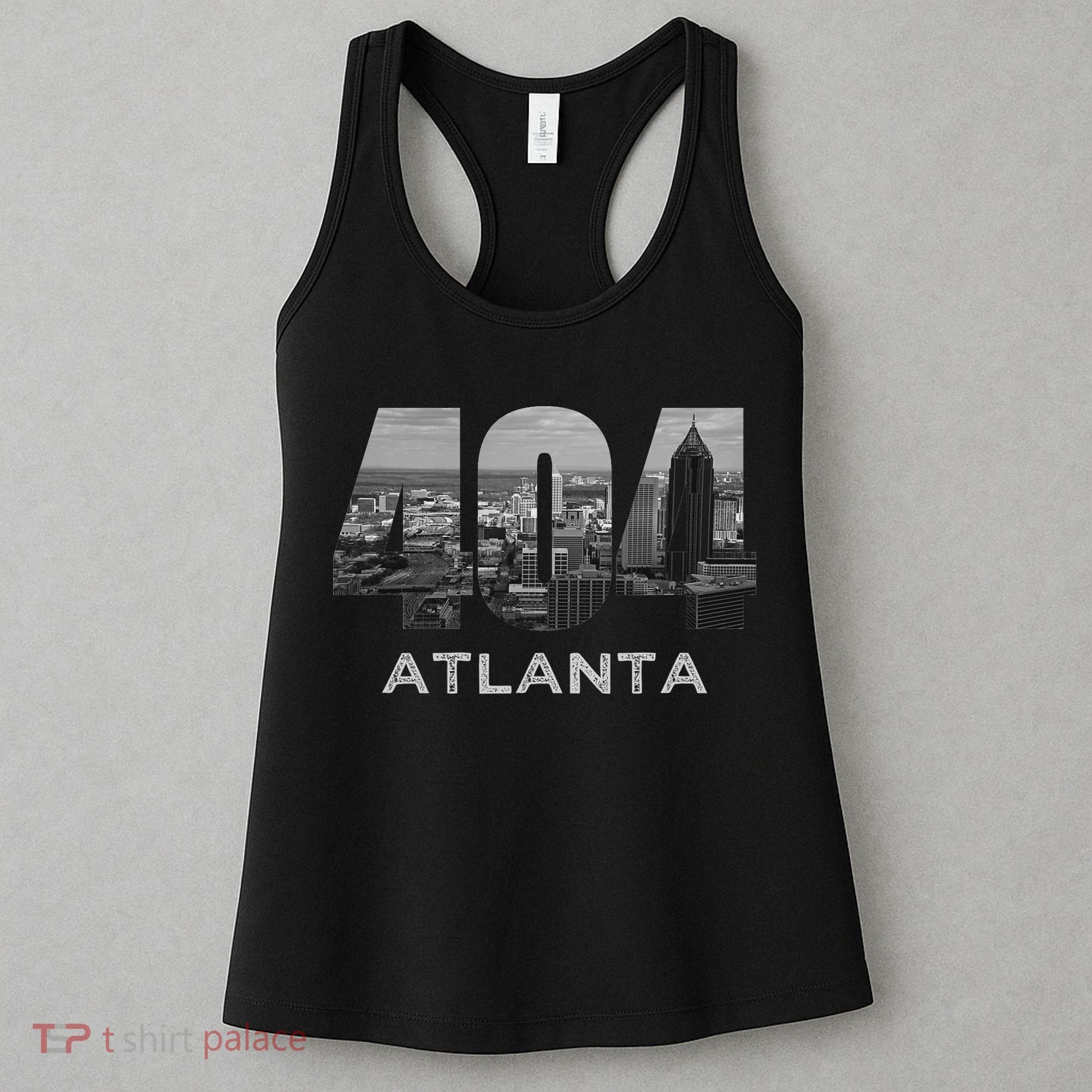 City Skyline Area Code 404 Downtown Atlanta Georgia Souvenir Women's Tank Top