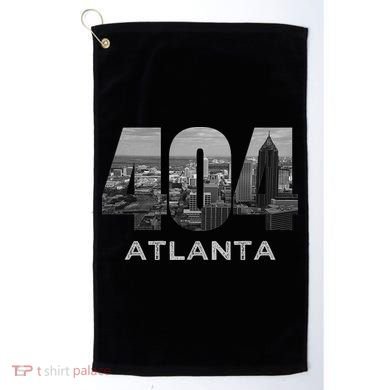 City Skyline Area Code 404 Downtown Atlanta Georgia Souvenir Golf Towel